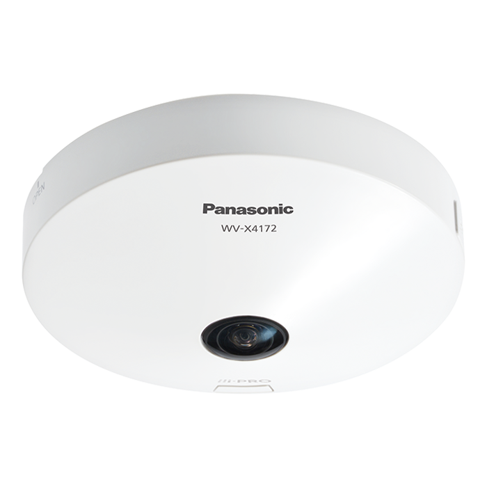 i-PRO WV-X4172 12MP SENSOR INDOOR 360 DOME CAMERA, H.265/H.264/MJPEG,