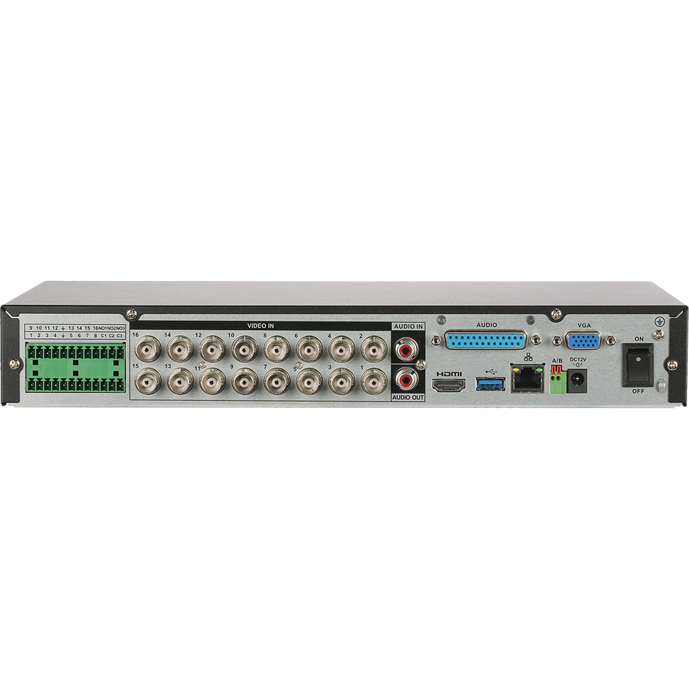 Dahua X51C3E6 16CH Analytics+ Penta-brid XVR H.265 5M-N Mini 1U 1 SATA Bays, 6TB
