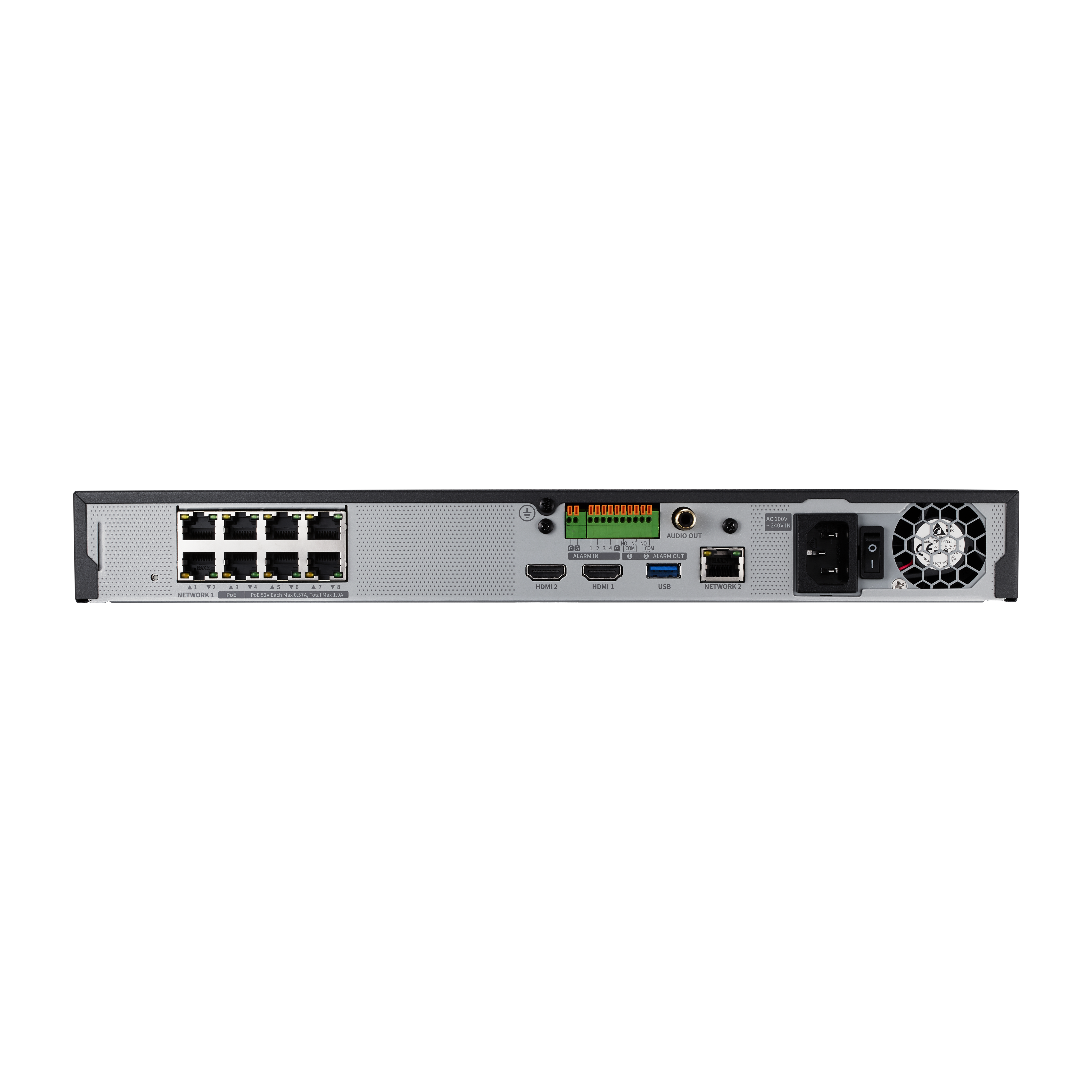 Hanwha XRN-815S NVR with PoE+