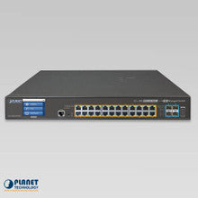 Planet GS-5220-24P4XVR L2+ 24-Port 10/100/1000T 802.3at PoE