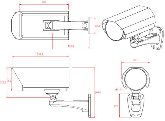 AVTECH AVM365A Fixed Outdoor Network Camera