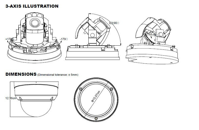 AVTECH AVM542B 2MP WDR Dome Network Camera