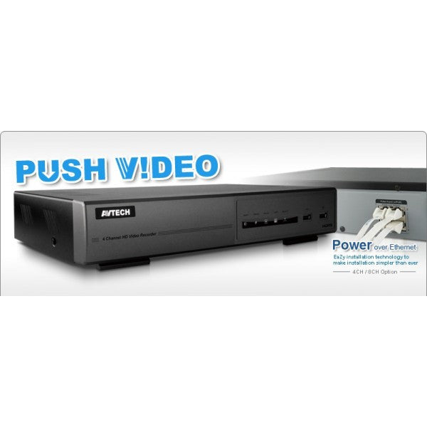 AVTECH AVH304 4CH Push Video HD Network Video Recorder