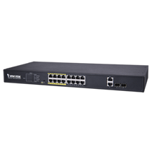 Vivotek AW-FGT-180D-250 Unmanaged 16xFE PoE + 2xGE Combo Switch