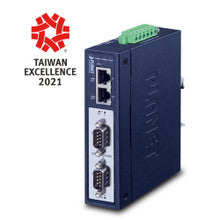 Planet IMG-2200T IP30 Industrial 2-Port RS232/RS422/RS485 Modbus Gateway