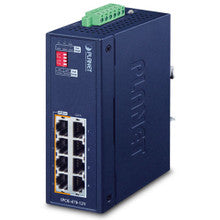 Planet IPOE-470-12V IP30 Industrial 4-port 10/100/1000T 95W 802.3bt PoE++ Injector Hub