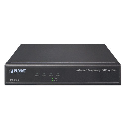 Planet IPX-1100 100 User Asterisk base Advance IP PBX, IETF SIP/IAX2, T.38 F