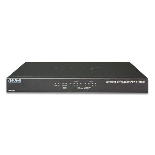 Planet IPX-2100 100 User Asterisk base Advance IP PBX with 2-expandable PCI