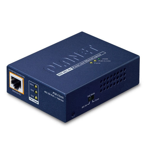 Planet POE-176-95 Single-Port 10Gbps 802.3bt PoE++ Injector (95 Watts, 802.3bt
