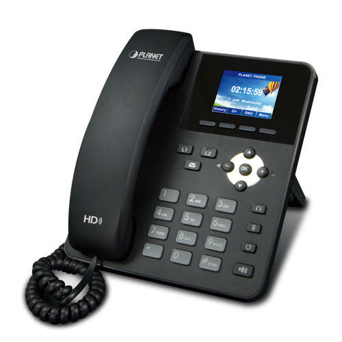 Planet VIP-1120PT High Definition Color POE IP Phone: (2.4-inch Color LCD, G.722
