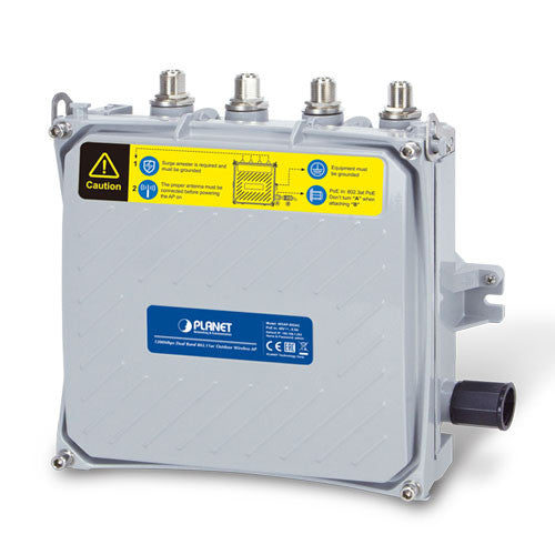 Planet WDAP-802AC IP68 802.11ac, Dual Band 1200Mbps Outdoor Wireless AP