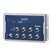 Planet WGS-5225-8MT Industrial L2+ 8-Port 10/100/1000T M12 Wall-mount Managed Switch