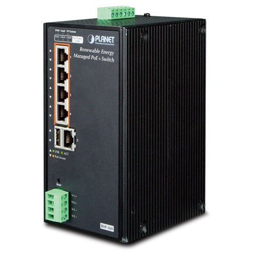 Planet BSP-360 Industrial Solar Power PoE Switch