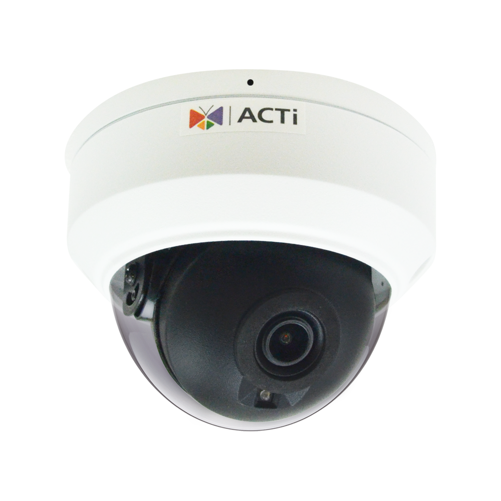 ACTi Z714 8MP Outdoor Mini Dome with D/N, Adaptive IR, Superior WDR, SLLS, Fixed Lens