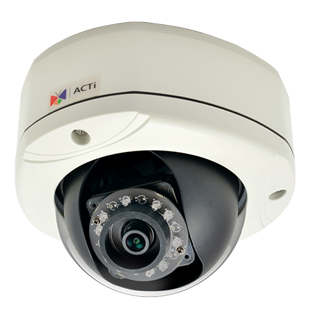ACTi E76 2MP Day/Night IR Outdoor Vandal Fixed Dome IP Network Camera
