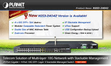 Planet XGS3-24042 Layer 3 24-Port 10/100/1000T + 4-Port 10G SFP+ Stackable Managed Switch