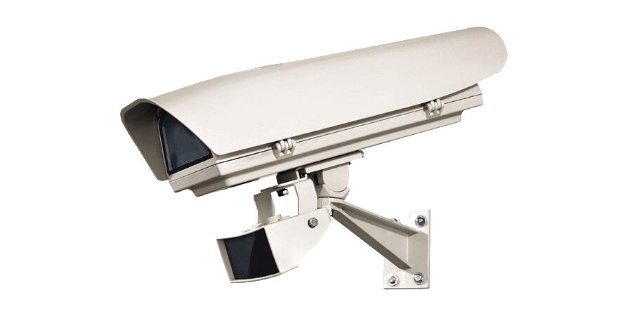 Hanwha PNB-A9091RLPH 4K AI LPR Box Camera Kit with Enclosure and IR