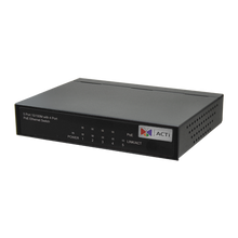 ACTi PPSW-2101 4-Port 802.3at PoE Switch (PoE Budget 62W)