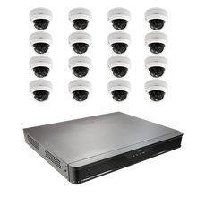 ACTi ZNR-220P-K1 ZNR-220P 16-Channel 2-Bay 16-port PoE Desktop Standalone NVR and 16 pcs Z94 2MP