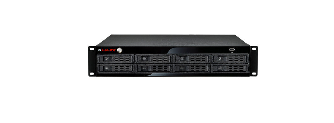 Lilin NAV08036A-8X18TB 144TB RAW RAID Navigator Server, 36-Channel, Intel® Core i3-8100 Processor
