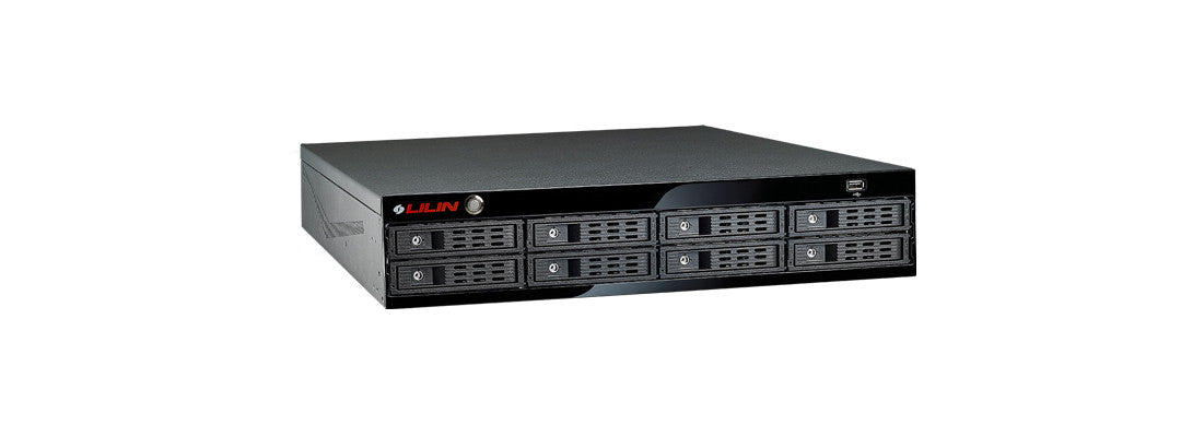 Lilin NAV08036A-8X18TB 144TB RAW RAID Navigator Server, 36-Channel, Intel® Core i3-8100 Processor