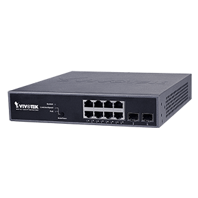 Vivotek AW-GEV-104B-130 8-Port VivoCam Web Smart Managed PoE Switch