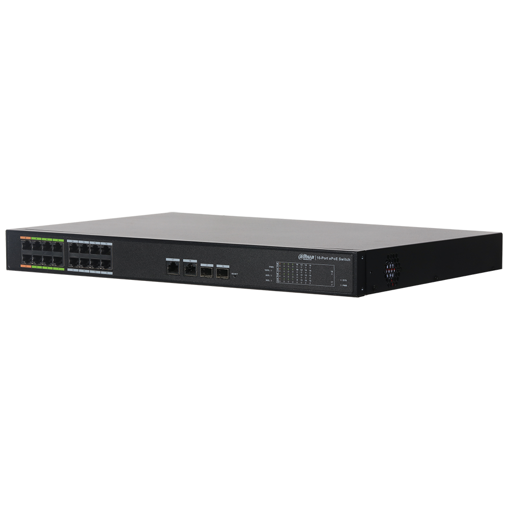 Dahua DH-LR2218-16ET-240 16-port ePoE Layer 2 Managed Switch