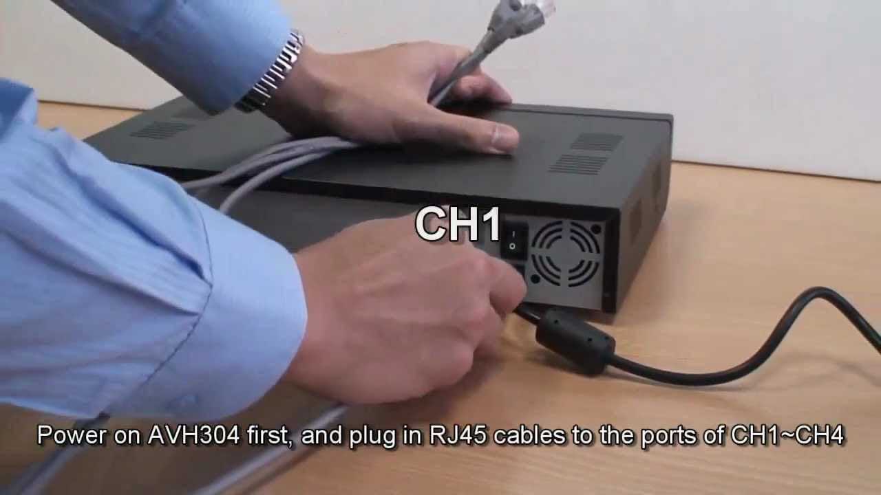 AVTECH AVH304 4CH Push Video HD Network Video Recorder