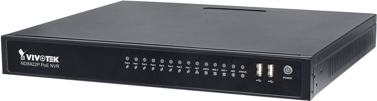 Vivotek ND8422P 16-CH 8-PoE Port NVR