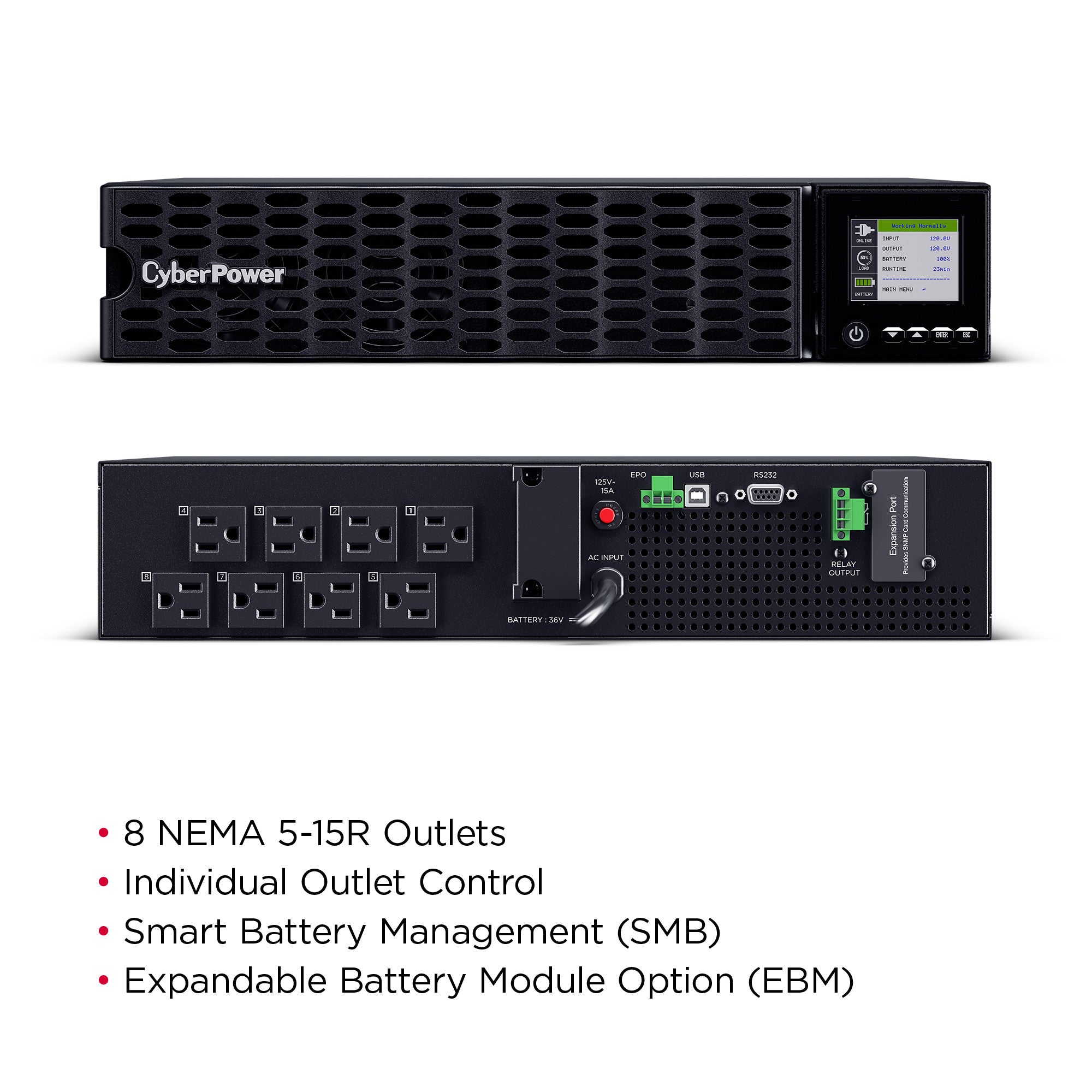 CyberPower OL1K5RTHD Smart App Online UPS