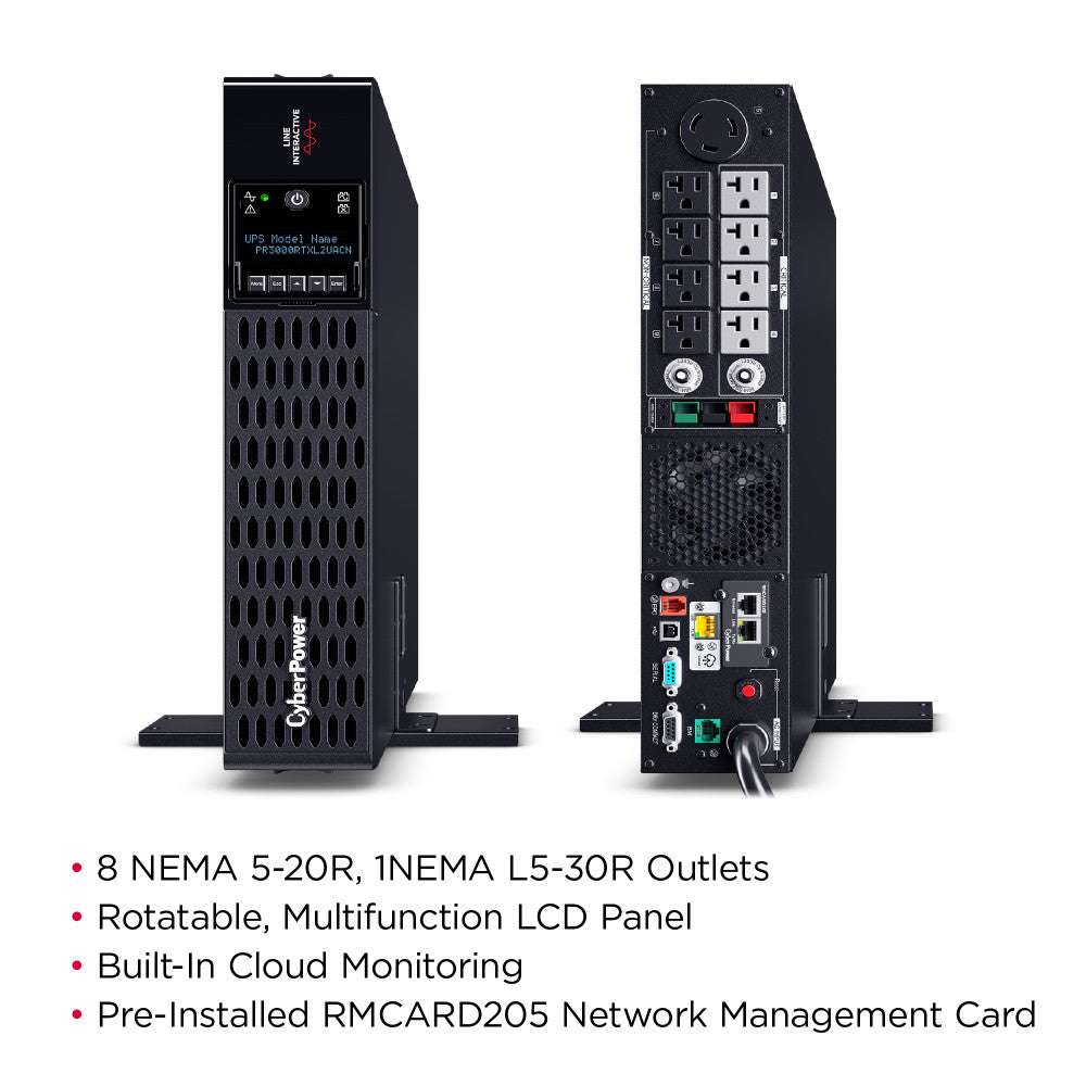 CyberPower Smart App Sinewave PR3000RTXL2UACN