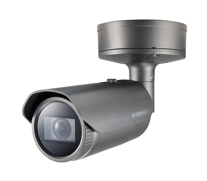 Hanwha PNO-A9081RLP 4K IR Bullet AI camera with Wisenet Road AI