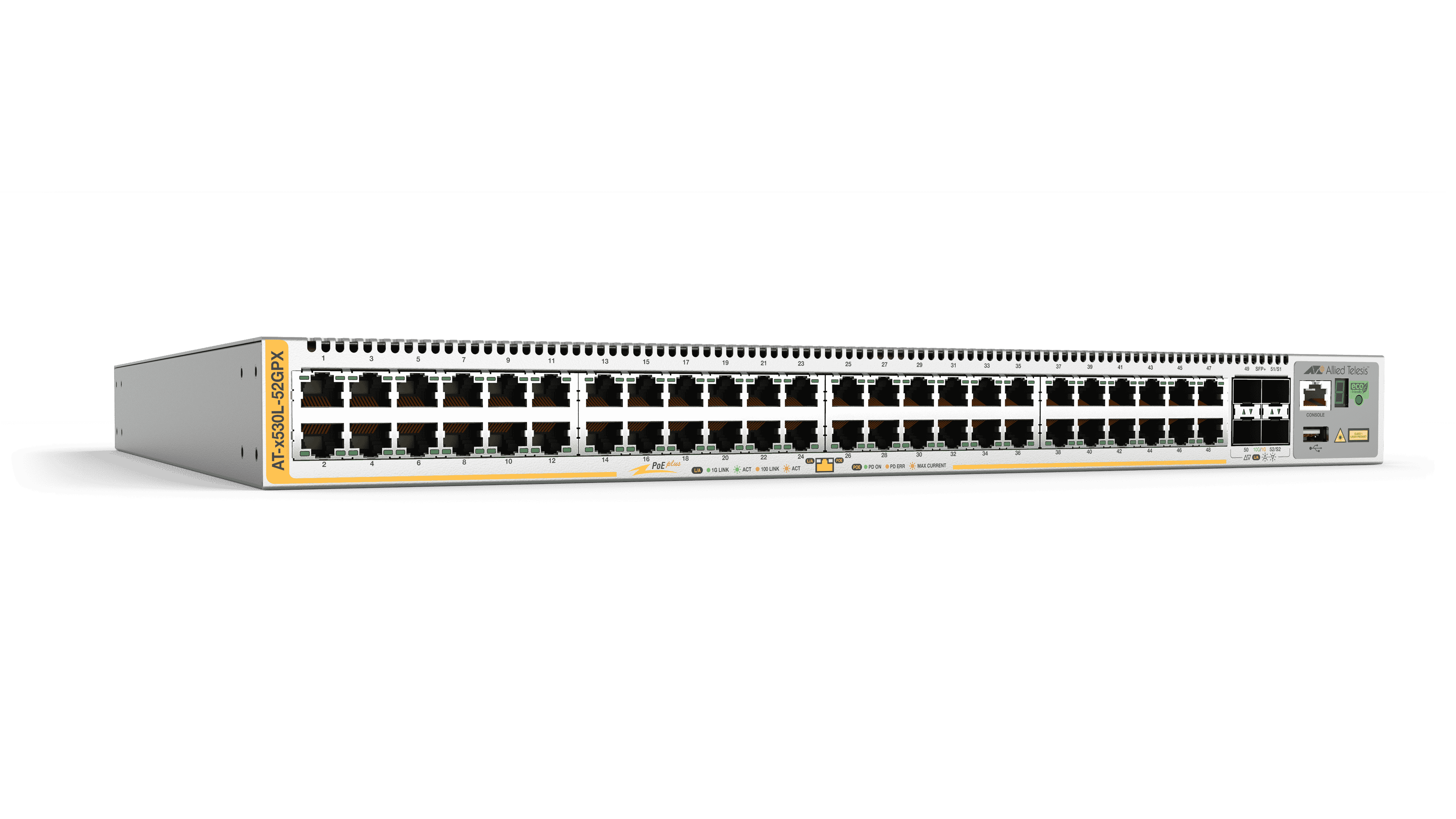 Hanwha AT-x530L-52GPX-901 - 48 x Gigabit Ethernet PoE+ 740W