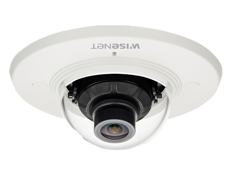 Hanwha XND-8020F 5MP Indoor Flush Mount Compact Dome Camera