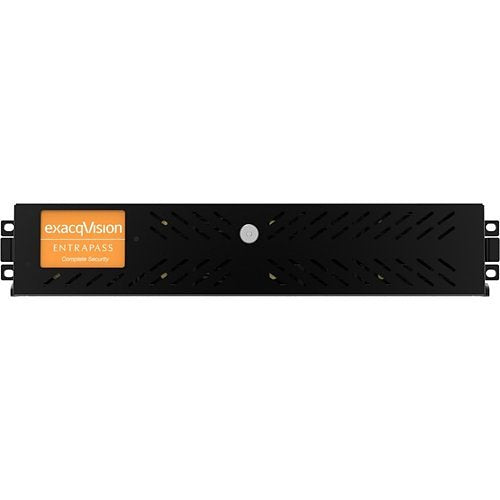 Exacq IP08-64T-2ZL-2E Rackmount 2U recorder with 8 IP licenses (128 max), dual NICs, HDMI, DisplayPort, VGA