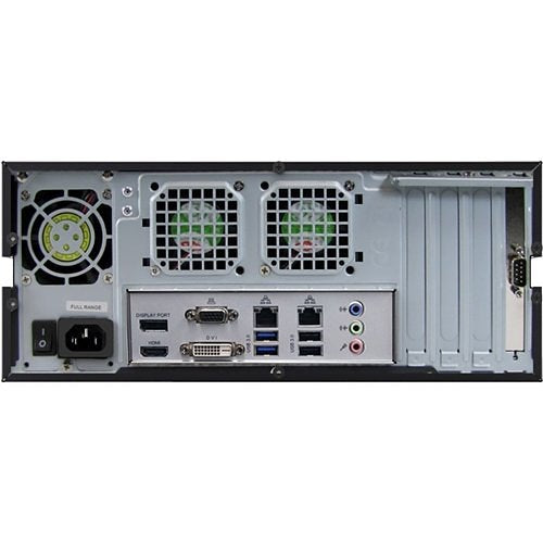 Exacq IP04-04T-DTA ExacqVision A-Series 64-Channel IP Desktop Recorder with 4 IP cameras licenses (64 max)