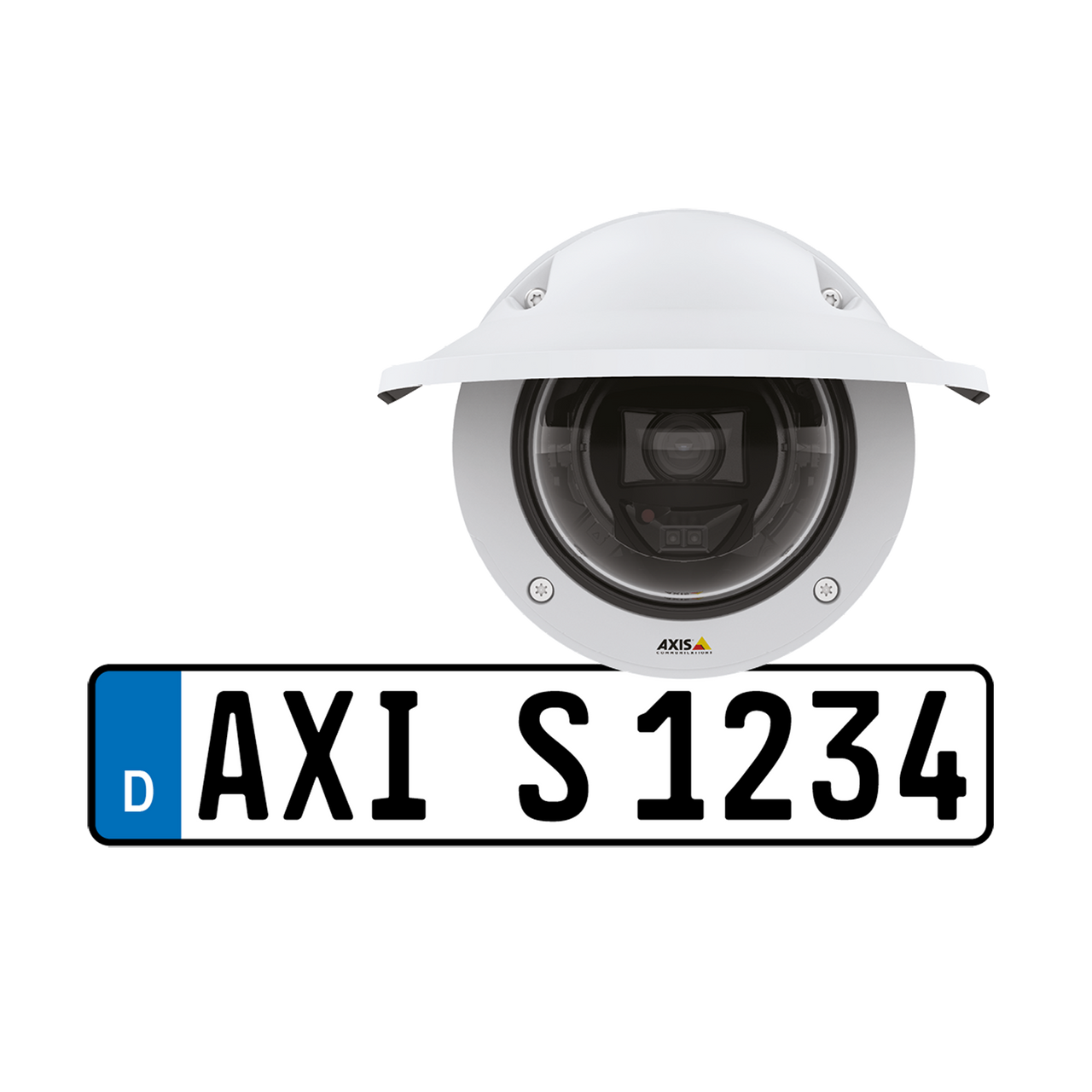 AXIS P3245-LVE-3 L. P. Verifier Kit Easy, cost-effective vehicle access control