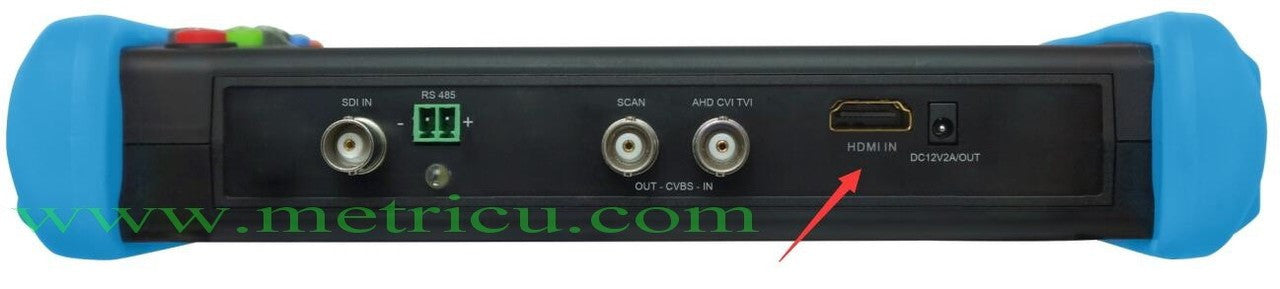 Metricu IPC-600F 7-inch IP/TVI/CVI/AHD/SDI Camera Tester