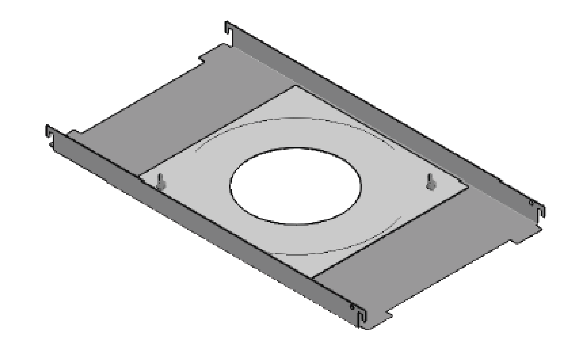 Hanwha SBP-302F Ceiling Tile Support Plate