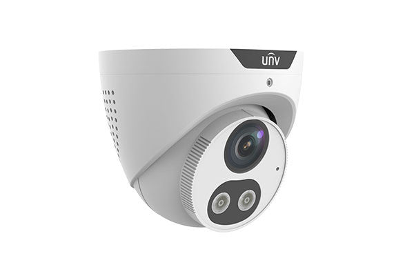 Uniview IPC3618SB-ADF40KMC-I0 8MP LightHunter Turret(Light&Sound Alarm,Premier Protection,Standard,Wide Dynamic,4.0mm,PoE,Mic,30m IR)