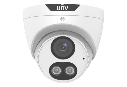 Uniview IPC3618SE-ADF40KM-WL-I0 8MP Eco White Light Turret, 4.0mm