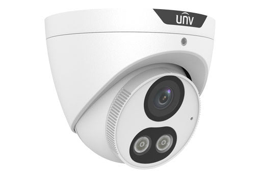 Uniview IPC3618SE-ADF40KM-WL-I0 8MP Eco White Light Turret, 4.0mm