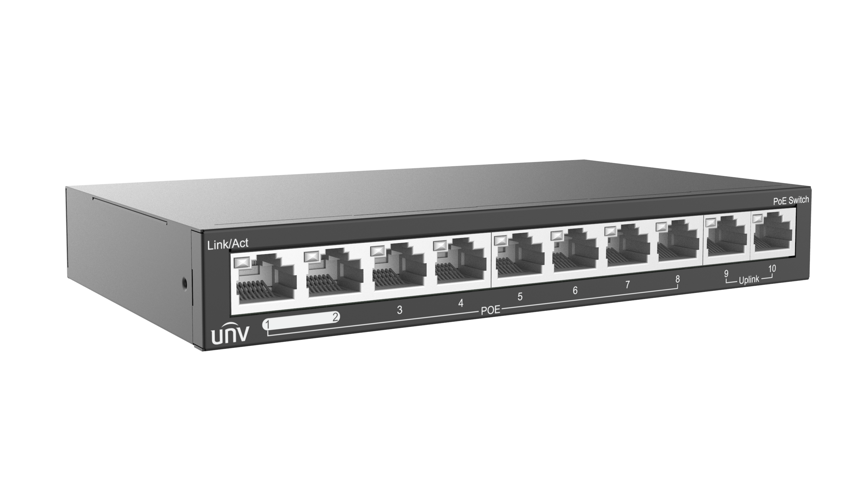 Uniview NSW2020-10T-LPOE-IN Ethernet 8 Port 60W Low Power PoE Switch