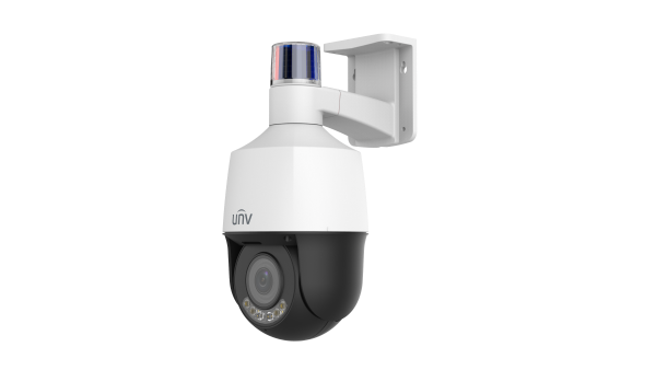 Uniview IPC6314LWH-AX5C-VG2 4MP Active Deterrence Wise-ISP Plastic PTZ Camera (2.7mm-13.5mm,Audio&Alarm, Two-Way Audio, Starlight, Auto Tracking)