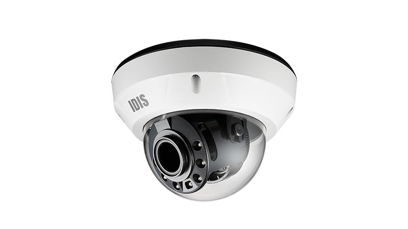 IDIS DC-D4536HRX 5M Outdoor IR Dome Camera, 3.0 ~ 13.5mm, PoE (IEEE 802.3af Class 3), H.265