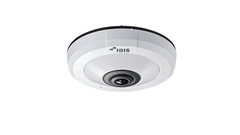 IDIS DC-Y6516X 5M 360 Indoor Camera, 1.5mm, PoE (IEEE 802.3af Class 2), H.265, Audio MIC In/Out