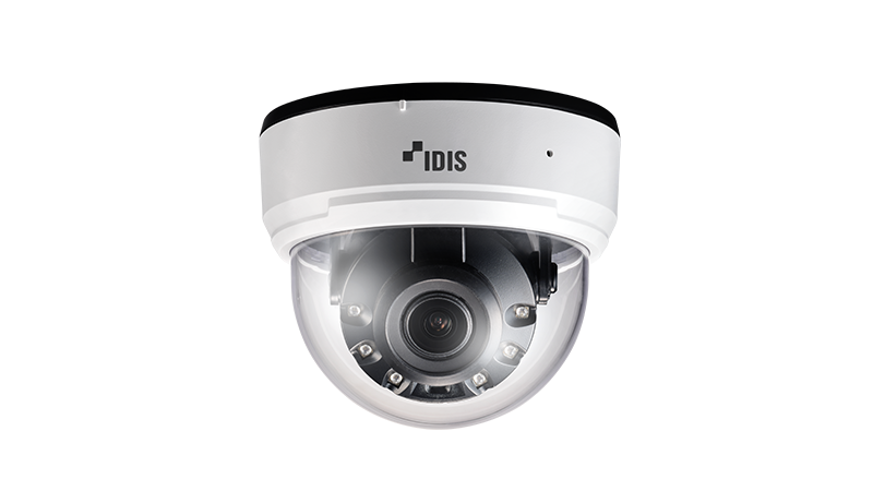 IDIS DC-D4538RA 5M Indoor AI Dome Camera (LightMaster NIR), 2.7 ~ 13.5mm, PoE (IEEE 802.3af Class 3), H.265