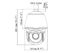 GeoVision GV-SD2722-IR Dimensions