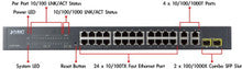 Planet FGSW-2840 24-Port 10/100TX + 4-Port Gigabit Managed Switch with 2 Combo 100/1000X SFP Ports