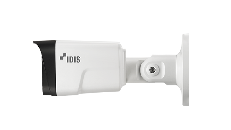 IDIS DC-T4811WRX3.3 8M Bullet Camera,3.3mm, IR 98.4ft., PoE (IEEE 802.3af Class 3), H.265, Audio In/Out